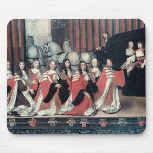 Louis XIV empfangen von den Sheriffs in Toulouse Mousepad (Vorne)