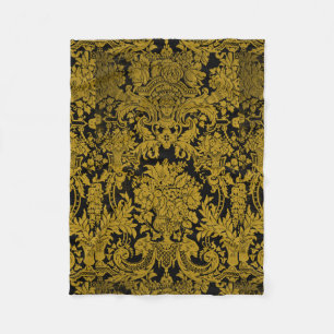 Louis XIV Golden Damask Fleecedecke