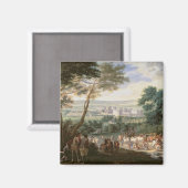 Louis XIV in Vincennes Magnet (Vorderseite/Rückseite)