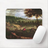 Louis XIV jagend an mergeligem mit einer Ansicht Mousepad (Mit Mouse)