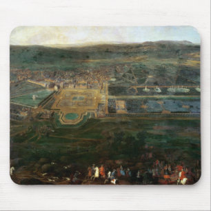 Louis XIV jagend nahe Chateau von Fontainebleau Mousepad