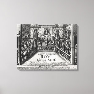 Louis XIV Justiz Leinwanddruck