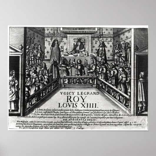 Louis XIV Justiz Poster (Vorne)