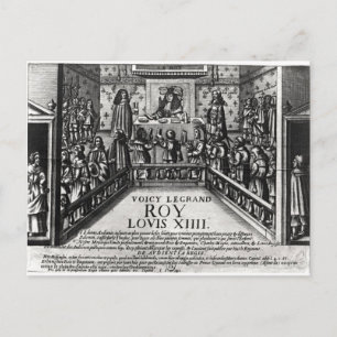 Louis XIV Justiz Postkarte