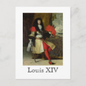 Louis XIV Postkarte (Vorderseite)