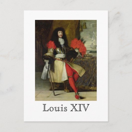 Louis XIV Postkarte (Vorderseite)