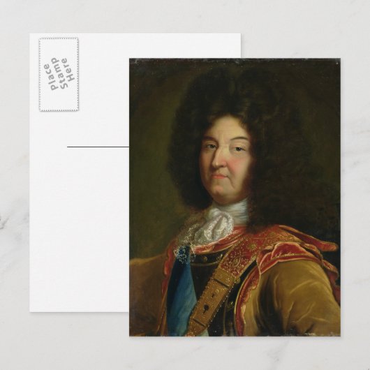 Louis XIV Postkarte (Vorne/Hinten)