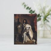 Louis XIV Postkarte (Stehend Vorderseite)