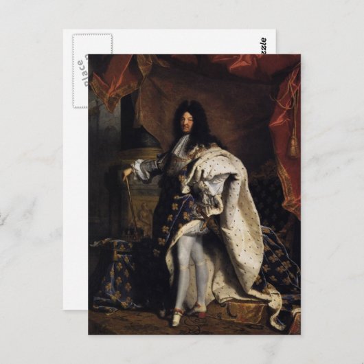 Louis XIV Postkarte (Vorne/Hinten)