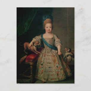 Louis XV als Kind, 1714 Postkarte
