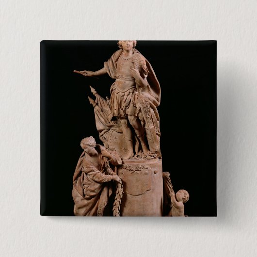 Louis XV als römischer Kaiser Button (Vorderseite)