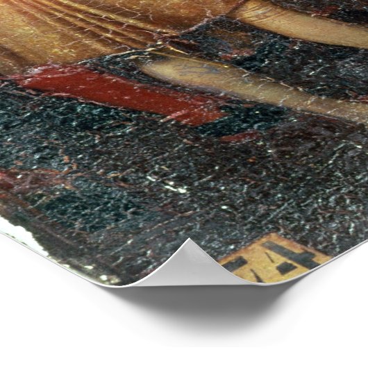 Louis XV Besuch Peter I Poster (Ecke)