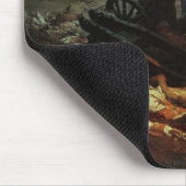 Louis XV das Feld des Kampfes besuchend Mousepad (Ecke)