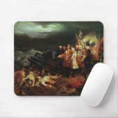 Louis XV das Feld des Kampfes besuchend Mousepad (Mit Mouse)