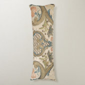 Louis XV Floral Body Pillow Seitenschläferkissen (Vorderseite Vertikal)