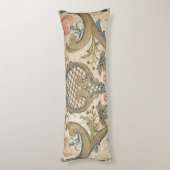 Louis XV Floral Body Pillow Seitenschläferkissen (Rückseite (Vertikal))