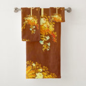 Louis XV Floral Bouquet Print Elegant Badetücher Badhandtuch Set (Insitu)