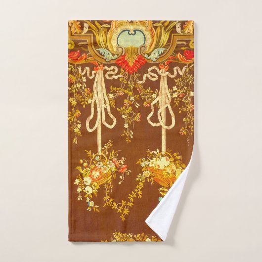 Louis XV Floral Bouquet Print Elegant Badetücher Badhandtuch Set (Handtuch)