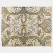 Louis XV Floral Fleece Blanket (Vorderseite (Horizontal))