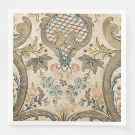 Louis XV Floral Print Napkin Serviette