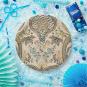 Louis XV Floral Print Paper Plate Pappteller (Party)