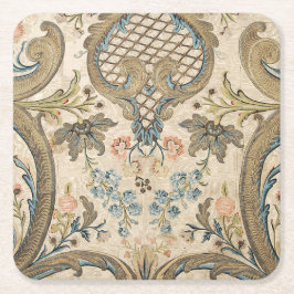 Louis XV Floral Print Untersetzer