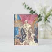 Louis XV in Coronation Robes Postkarte (Stehend Vorderseite)