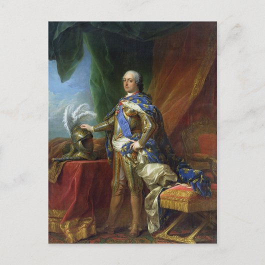 Louis XV King of France & Navarre, 1750 Postkarte (Vorderseite)