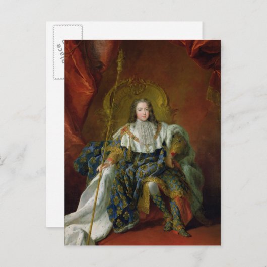 Louis XV Postkarte (Vorne/Hinten)