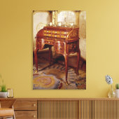 Louis XV Schreibtisch Leinwanddruck (Insitu (Wohnzimmer))