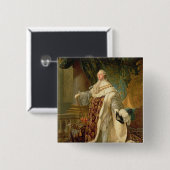 Louis XVI (1754-93) (Öl auf Leinwand) Button (Vorne & Hinten)