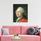 Louis XVI 1786 Leinwanddruck (Insitu (Wohnzimmer))