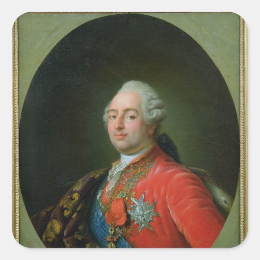 Louis XVI 1786 Quadratischer Aufkleber (Vorderseite)