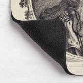 Louis XVI eine phrygian Mütze tragend Mousepad (Ecke)
