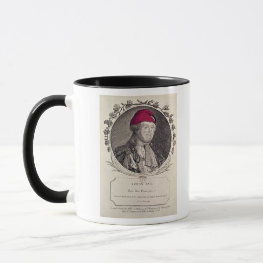 Louis XVI eine phrygian Mütze tragend Tasse (Links)