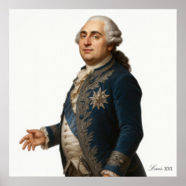 Louis XVI - French Revolution Archival Art Print Poster