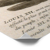 Louis XVI Poster (Ecke)