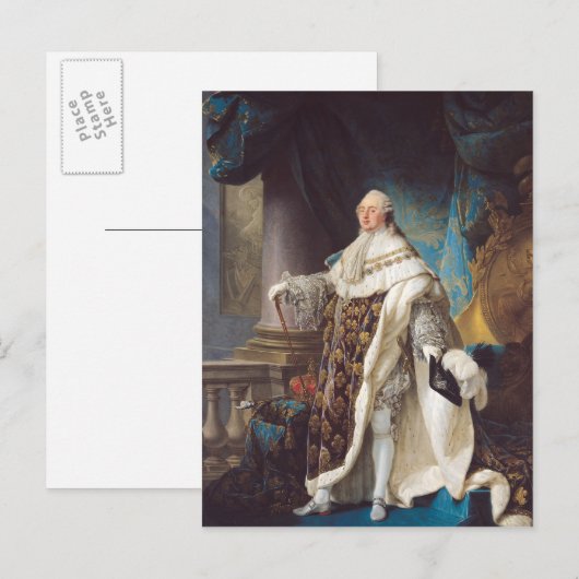 Louis XVI Postkarte (Vorne/Hinten)