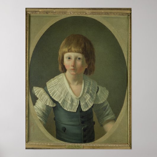 Louis XVII alt 8, am Tempel, 1793 Poster (Vorne)
