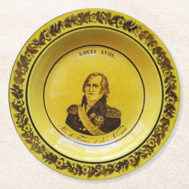 Louis XVIII Runder Pappuntersetzer