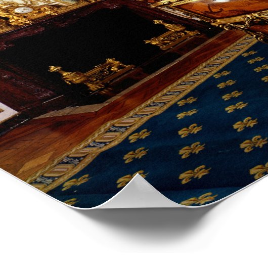 Louis XV's Private Study, 1753-60 Poster (Ecke)