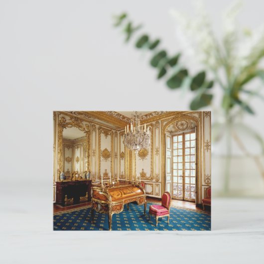 Louis XV's Private Study, 1753-60 Postkarte (Stehend Vorderseite)