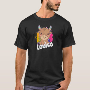 LOUISA Beautiful girl name with adorable little Co T-Shirt