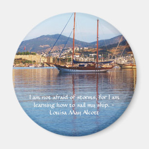 Louisa kann Alcott inspirierend ZITAT Magnet
