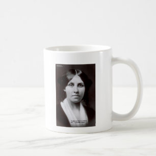 Louisa May Alcott 2 Flinten Liebe Quote Cards & Gi Kaffeetasse
