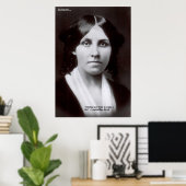 Louisa May Alcott 2 Flints Liebe Zitat Posters Poster (Heimbüro)