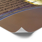 Louisa May Alcott, ein kleiner Vogel, ich bin Poster (Ecke)