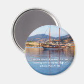 Louisa May Alcott inspiirational QUOTE Magnet (Vorderseite/Rückseite)