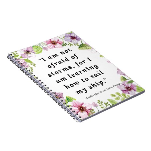 Louisa May Alcott, kleines Frauenangebot Notizblock (Rechte Seite)