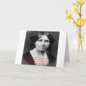 Louisa May Alcott "Little Kingdom" Angebotsgrüße Karte (Gelbe Blume)